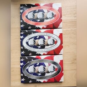 2003 State Quarter Collection Set Gold, Platinum And Denver Three Sets.